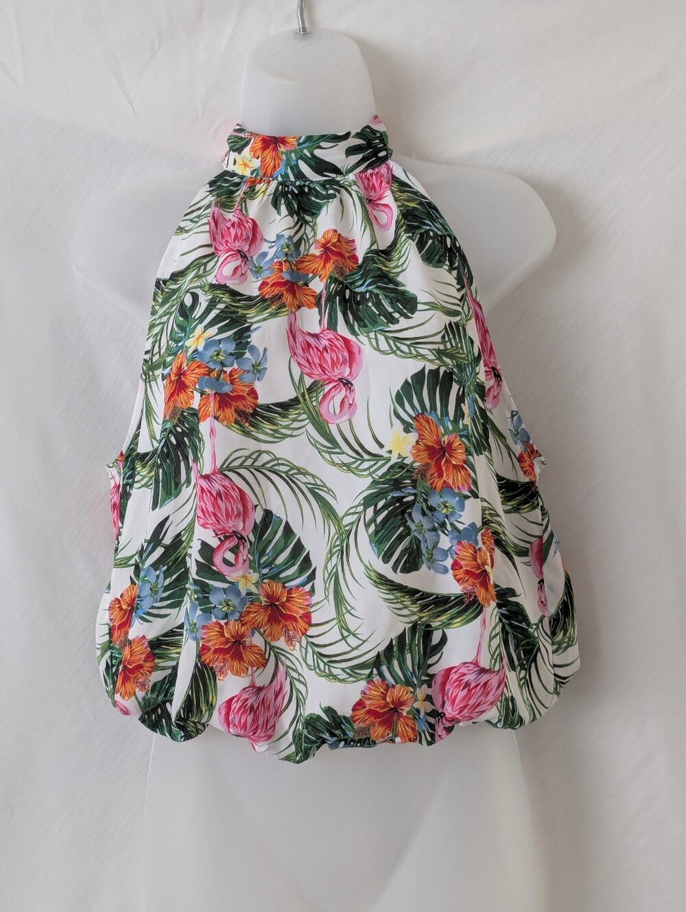 Rachel Zoe Tropical Halter Camisole - Pink, Green & Orange